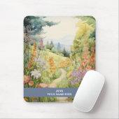 Stiller Pfad durch den Wald Mousepad (Mit Mouse)