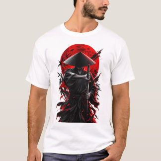 Stiller Ronin — Crimson Moon Samurai T-Shirt