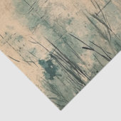 Stiller Samurai Karminroter Wald (2) Seidenpapier (Detail)