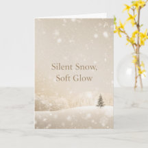 Stiller Schnee, sanfter Glanz; Minimalistische ele