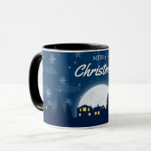 Stiller Schneefall Tasse (Vorderseite Links)