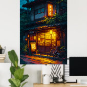 Stiller Straßenladen Poster (Heimbüro)