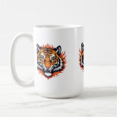 Stiller Tiger – Präzision und Kraft Kaffeetasse (Links)