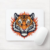 Stiller Tiger – Präzision und Kraft Mousepad (Mit Mouse)