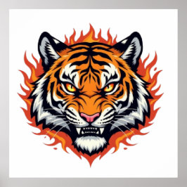 Stiller Tiger – Präzision und Kraft Poster