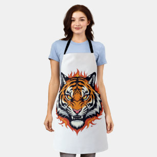 Stiller Tiger – Präzision und Kraft Schürze