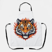 Stiller Tiger – Präzision und Kraft Schürze (Vorderseite)