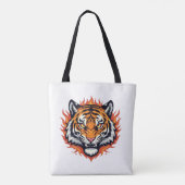 Stiller Tiger – Präzision und Kraft Tasche (Rückseite)