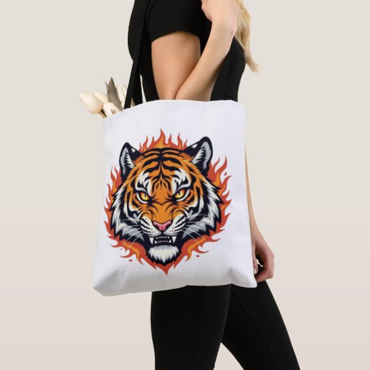 Stiller Tiger – Präzision und Kraft Tasche (Von Nahem)