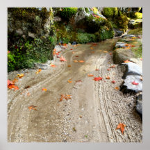 Stiller Übergang — Japanisches Wabi-Sabi-Fotoplaka