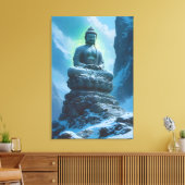 Stiller Wächter der Gipfel Leinwanddruck (Insitu (Wohnzimmer))