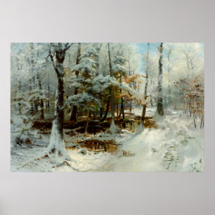 Stiller Winter Nachmittag Poster