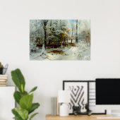 Stiller Winter Nachmittag Poster (Heimbüro)