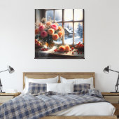 stiller Winterblüte Leinwanddruck (Insitu (Schlafzimmer))