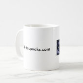 Stilles E spricht Kaffee-Tassen Kaffeetasse (Vorderseite Links)