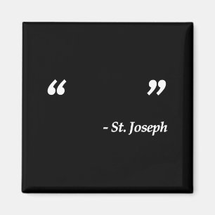 Stilles Heiliger St. Joseph Katholische Glaubenszi Magnet