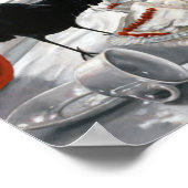 "Stilles Leben durch Krähen gestört" von Cegavske Poster (Ecke)