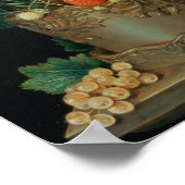 Stilles Leben mit Erdbeeren Poster (Ecke)