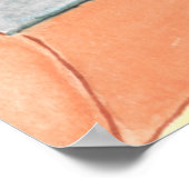 Stilles Leben mit Schweinekeks Poster (Ecke)