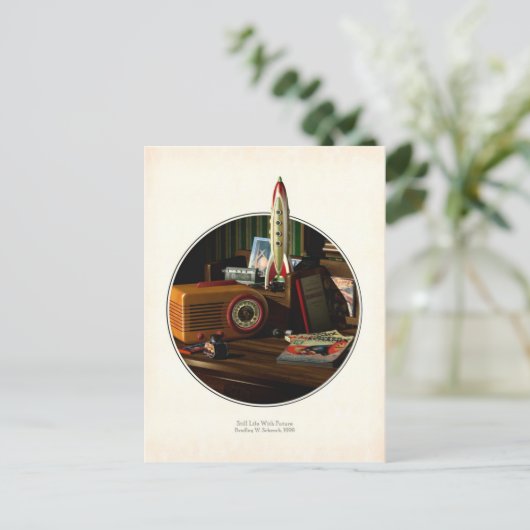 Stilles Leben mit zukünftiger Postkarte (Stehend Vorderseite)