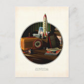 Stilles Leben mit zukünftiger Postkarte (Vorderseite)