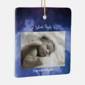 Stilles NachtFoto - quadratische Verzierung Keramikornament (Rechts)