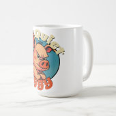 Stilles Schweinchen Kaffeetasse (VorderseiteRechts)