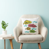 Stilles Wasser läuft tief Kissen (Stuhl )