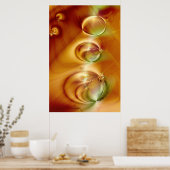 Stilles Wasser. Poster (Küche)