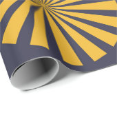 Stilleuchter, blau, gelb, weiß geschenkpapier (Rolleneckpunkt)