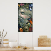 Stilleven I.: Slak en Schedel ART PRINT Stillleben Poster (Küche)