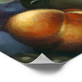 Stilleven I.: Slak en Schedel ART PRINT Stillleben Poster (Ecke)