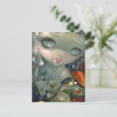 "Stilleven I: Slak en Schedel" Postcard Postkarte (Stehend Vorderseite)