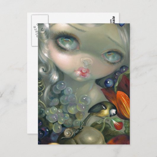 "Stilleven I: Slak en Schedel" Postcard Postkarte (Vorne/Hinten)