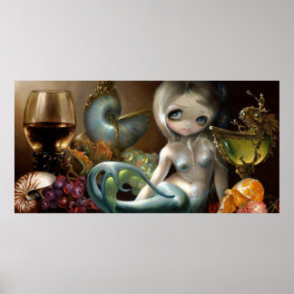 Stilleven II: Zeemeermin ART PRINT Meerjungfrau su Poster
