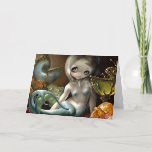 "Stilleven II: Zeemeermin" Gruß-Karte Karte