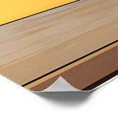 Stilleven met Gele en Blauwe Irissen in een Gouden Poster (Ecke)