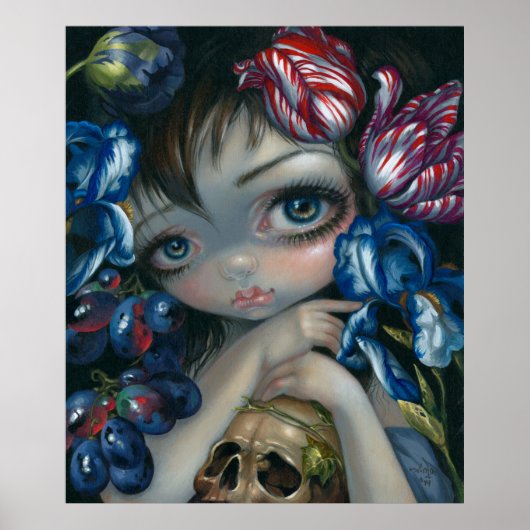 Stilleven VII: Bloesem ART PRINT lowbrow art Poster (Vorne)