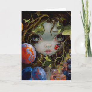 "Stilleven VIII: Lieveheersbeestje" Gruß-Karte Karte