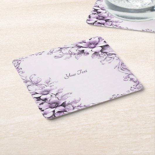 Stillila Blumen Papier Untersetzer (angewinkelt)