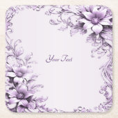 Stillila Blumen Papier Untersetzer (Vorderseite)