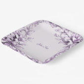 Stillila Blumen Papierplatte Pappteller (Gewinkelt)