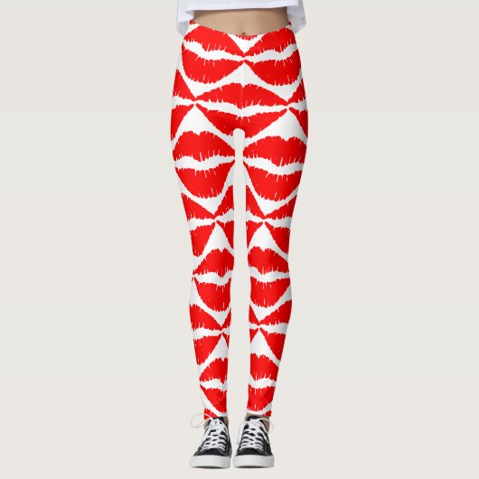 Stillippe küsst Leggings (Vorderseite)