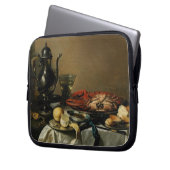 Stillleben, 1643 (Öl auf Platte) Laptopschutzhülle (Vorderseite Links)