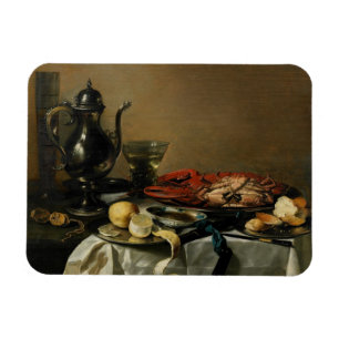Stillleben, 1643 (Öl auf Platte) Magnet