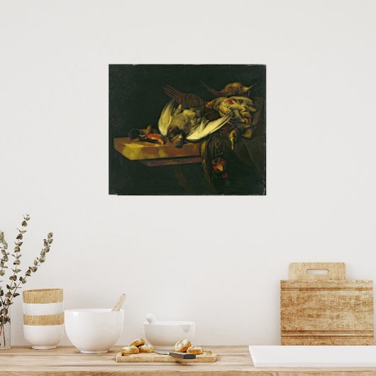 Stillleben, 1663 poster (Küche)
