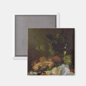 Stillleben, 17. Jahrhundert Magnet (Vorderseite/Rückseite)