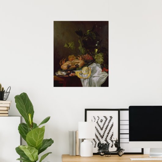Stillleben, 17. Jahrhundert Poster (Heimbüro)