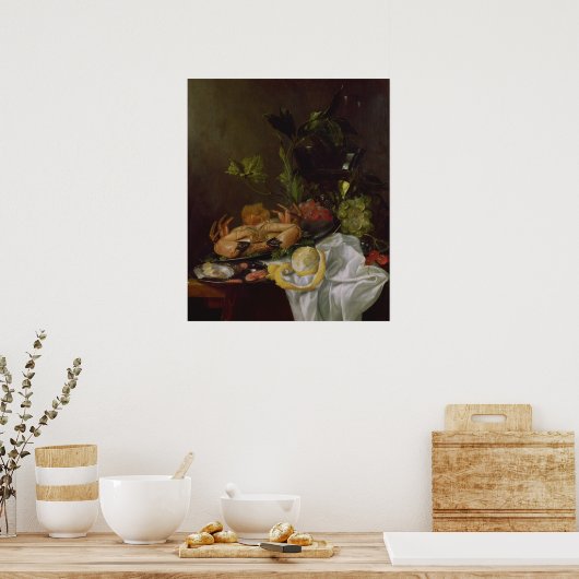 Stillleben, 17. Jahrhundert Poster (Küche)