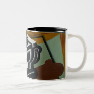 Stillleben, 1917 (Öl auf Platte) Zweifarbige Tasse
